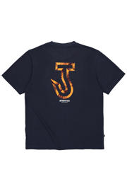 thumbnail: Butcher of Blue oversized T-shirt met backprint donkerblauw