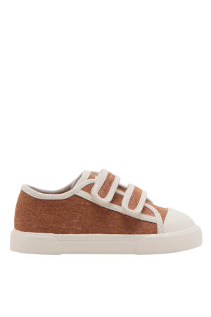 sneakers roestbruin/ecru