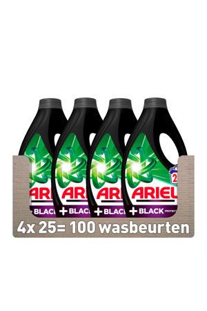 Vloeibaar Wasmiddel +Zwart Bescherming - 4 x 25 Wasbeurten - 100 wasbeurten
