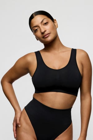 niet-voorgevormde bralette Nudda zwart
