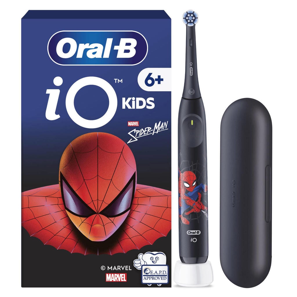 Oral-B iO Kids Marvel Spiderman elektrische tandenborstel + 1 opzetborstel + 1 reisetui