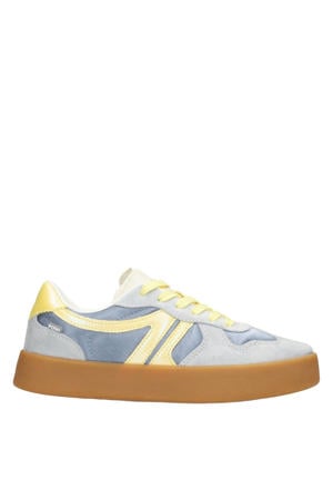 sneakers lichtblauw/geel