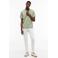 Tommy Jeans regular fit polo met geribde boorden - groen