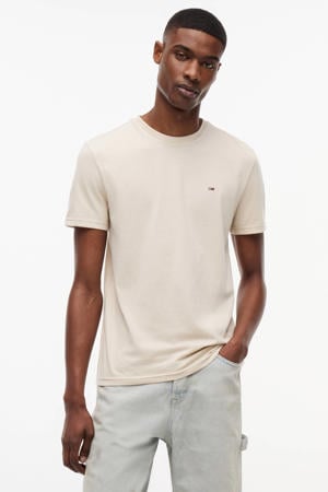 slim T-shirt beige