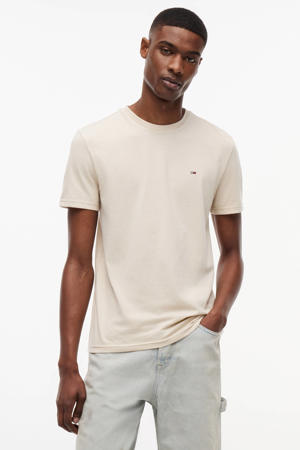 slim T-shirt beige