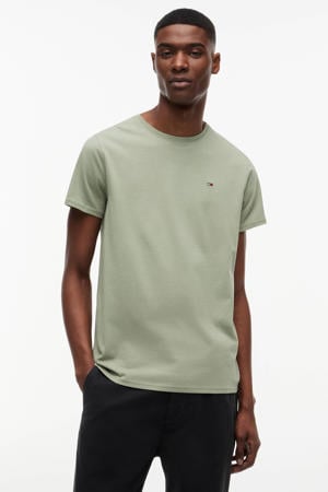 slim T-shirt groen
