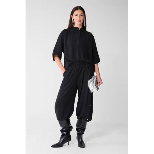 Shoeby high waist broek zwart afbeelding