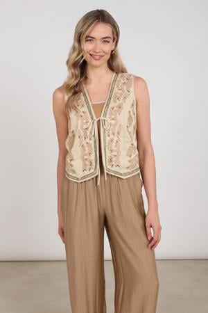 regular gilet beige