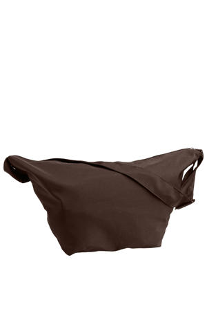crossbody tas met stippen PCAMANDA donkerbruin