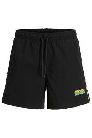 zwemshort met logo zwart