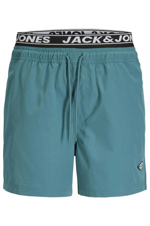zwemshort met logo petrol