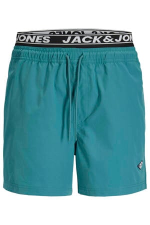 zwemshort met logo petrol