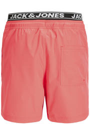 thumbnail: JACK & JONES PANTS STUDIO zwemshort met logo koraalrood