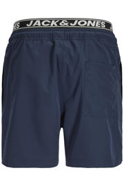 thumbnail: JACK & JONES PANTS STUDIO zwemshort met logo donkerblauw