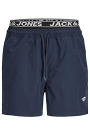 thumbnail: JACK & JONES PANTS STUDIO zwemshort met logo donkerblauw
