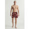 JACK & JONES PANTS STUDIO zwemshort met print donkerrood