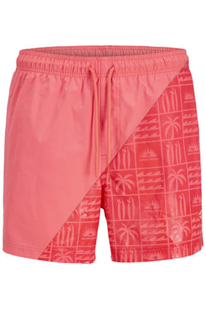 zwemshort koraalrood