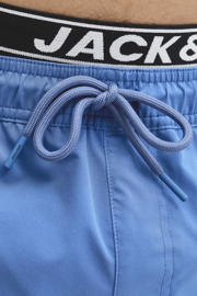 thumbnail: JACK & JONES PANTS STUDIO zwemshort met logo blauw