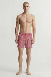 thumbnail: JACK & JONES PANTS STUDIO zwemshort met print koraalrood
