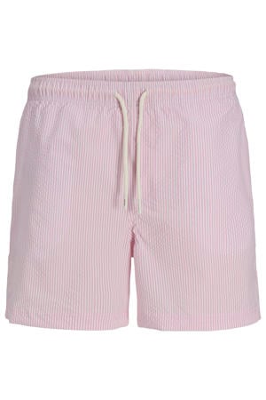 gestreepte zwemshort roze
