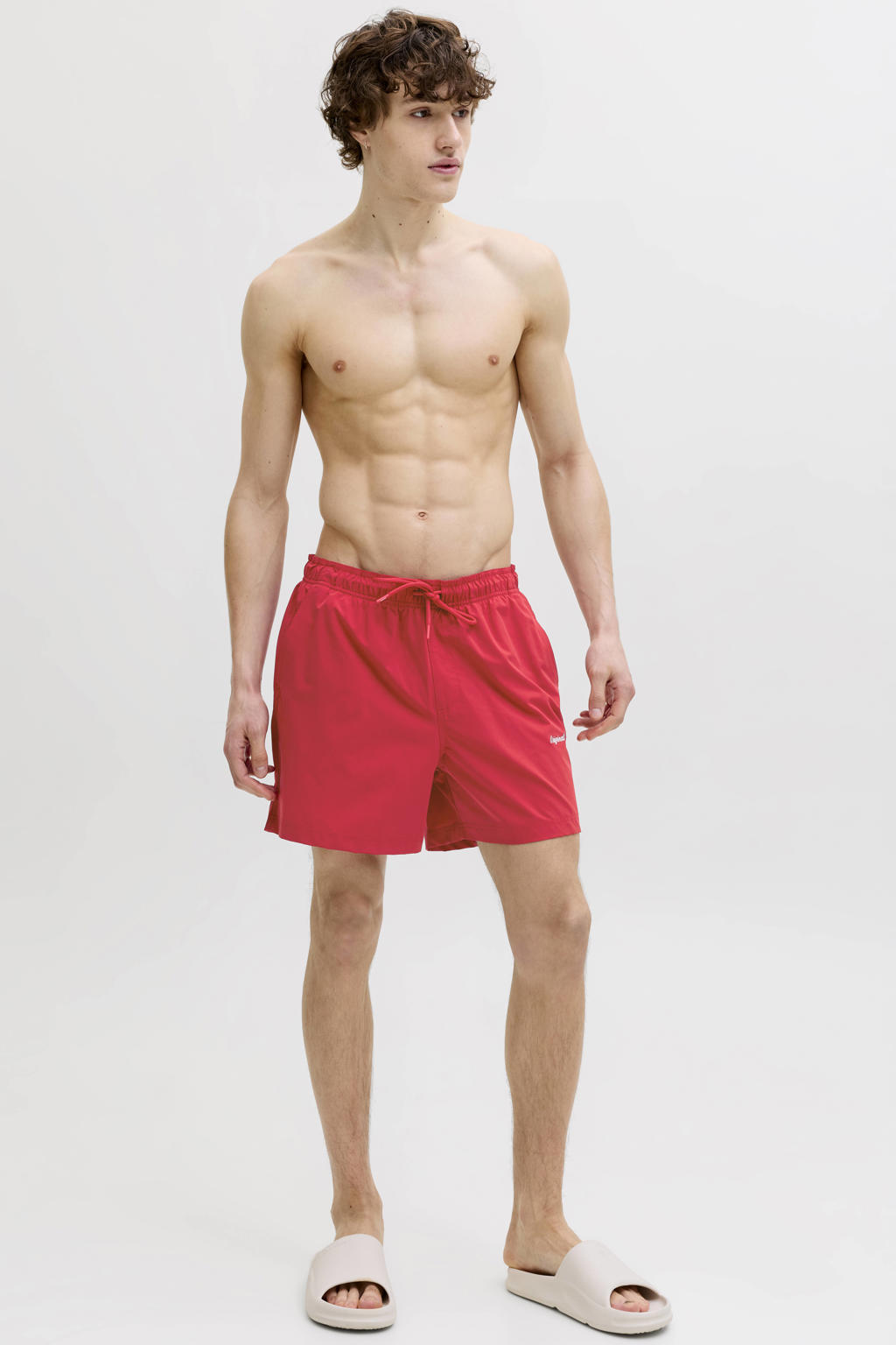 JACK & JONES PANTS STUDIO zwemshort rood