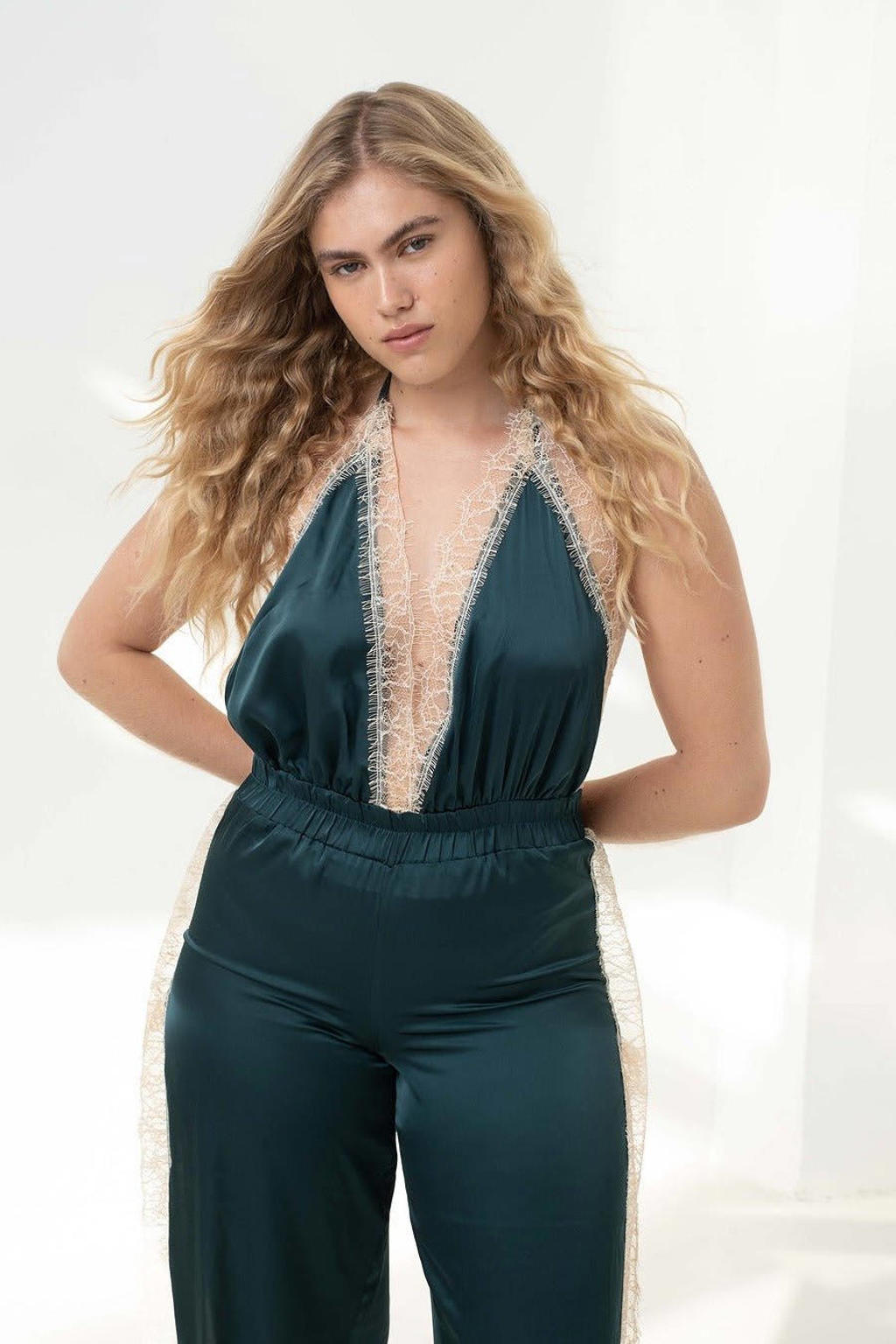 Noblesse Oblige pyjama Plus Size - blauw