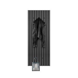 wandkapstok Grace eiken zwart (50x125 cm)