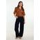 Tramontana gebloemde blouse donker oranje