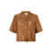 Tramontana gebloemde blouse donker oranje