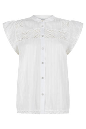 blouse broderie wit