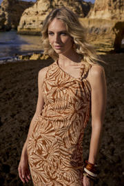 thumbnail: Tramontana midi jurk oranje