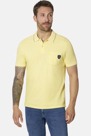 regular fit polo Plus Size - geel