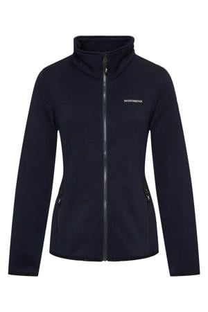Andrea fleece vest donkerblauw