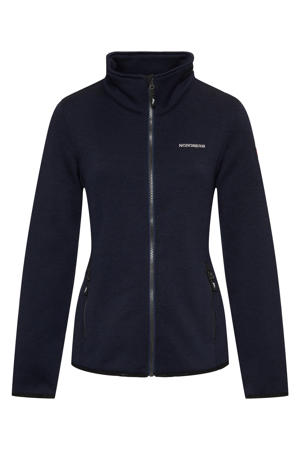 Andrea fleece vest donkerblauw