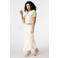 MS Mode gilet broderie ecru