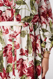thumbnail: MS Mode gebloemde blousejurk multi