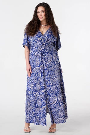 midi jurk met paisley print