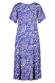 thumbnail: MS Mode midi jurk met paisley print