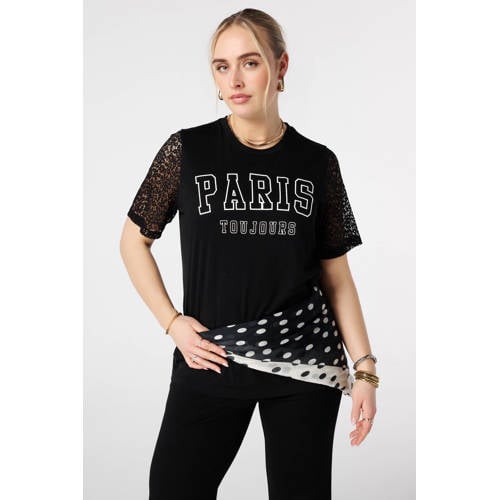 MS Mode T-shirt zwart afbeelding