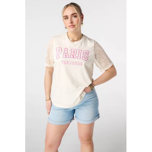 MS Mode T-shirt lichtgeel afbeelding