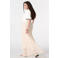 MS Mode kanten midi rok ecru