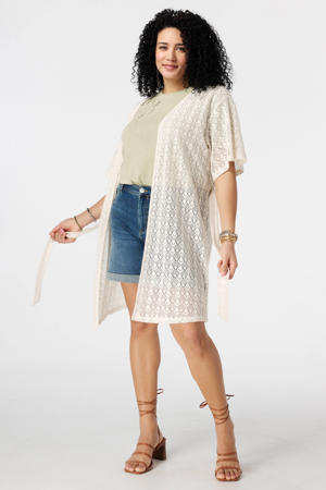 kimono crochet ecru
