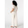 MS Mode wide leg high waist broek met linnen