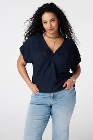 top donkerblauw