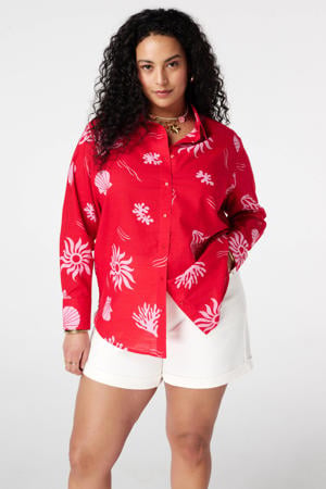 blouse rood