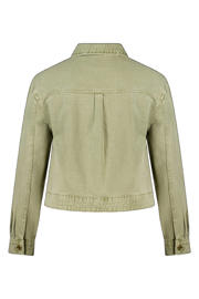 thumbnail: MS Mode denim spijkerjas groen
