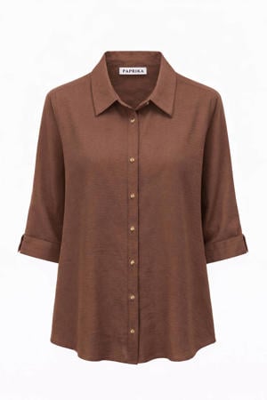 blouse bruin