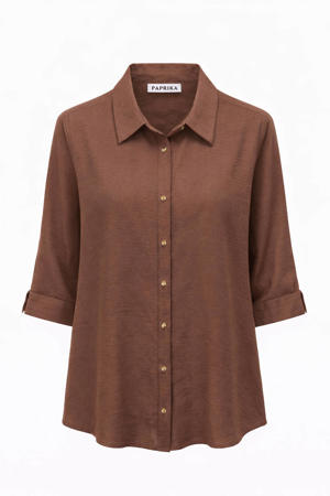 blouse bruin