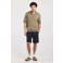 America Today relaxed casual overhemd gebreid lichtbruin