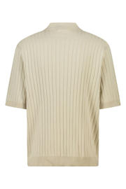 thumbnail: America Today relaxed casual overhemd gebreid beige
